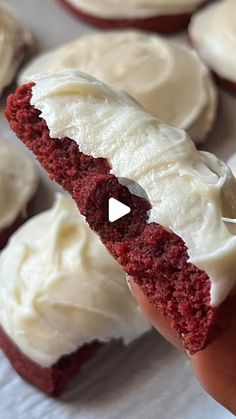 Zakia Boyd on Instagram: "Frosted Red Velvet Cookies ❤️

* 2 sticks unsalted butter, softened
* 1 1/4 cup light brown sugar
* 1/2 cup white granulated sugar
* 2 large eggs
* 2 1/2 tsp vanilla extract
* 2 tsp red food coloring
* 2 1/2 cup all purpose flour
* 1/2 tsp baking soda
* 1/2 tsp cornstarch
* 1 tsp salt
* 3 1/2 tbsp cocoa powder

Cream Cheese Frosting 
* 8oz cream cheese, softened to room temperature
* 7 tbsp salted butter, softened to room temperature
* 3-3 1/2 cup powdered sugar
* 1 tsp vanilla extract

Bake Temperature: 350F
Bake Time: 13-14 minutes
Yields: about 10-14 cookies

1. Preheat oven to 350F.
2. In a bowl add flour, baking soda, salt, cocoa powder, and cornstarch. Mix and set aside.
3. Add butter, brown sugar, and white sugar to a bowl. Cream together for about 1-3 minu