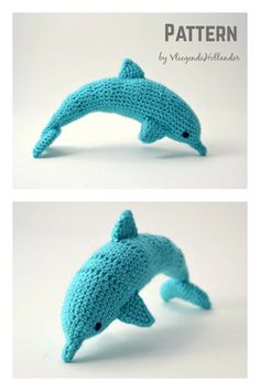 crocheted dolphin pattern for stuffed animals