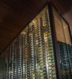 a room filled with lots of bottles of wine