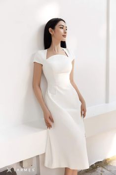 Fancy Short Dresses, Modest Evening Dress, Corporate Dress, Chic Dress Classy, Best Winter Outfits, Gowns Dresses Elegant, Dinner Dress Classy, Fashion Top Outfits, Elegant Dresses Classy