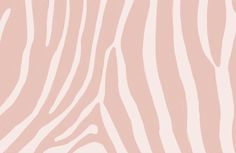 a pink zebra print wallpaper with white lines on the top and bottom of it