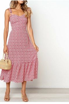 Pink Midi Strapless Dress For Beach, Pink Strapless Midi Dress For Beach, Bohemian Strapless Sleeveless Summer Dress, Fitted Strapless Midi Dress For Beach, Strapless Fitted Midi Dress For Beach, Strapless Ruffled Sleeveless Dress For Vacation, Strapless Midi Dress For Summer Beach, Pink Strapless Dress For Beach Summer, Summer Beach Pink Strapless Dress