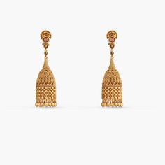 Swara Long Floral Silver Cylindrical Jhumka Earrings Luxury Gold Plated Bollywood Jhumkas, Luxury Traditional Jhumkas With Elegant Design, Luxury Traditional Jhumkas For Rituals, Silver Jhumka Earrings, Indian Gold Jewelry, Gold Earrings Indian, New Gold Jewellery Designs, Floral Filigree, Hair Accessories Collection