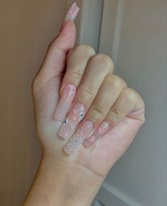 Nail Nail Designs, Cute Acrylic Nail Designs, Acrylic Nails Coffin Pink, Long Square Acrylic Nails, Acrylic Nails Coffin Short, Short Acrylic Nails Designs