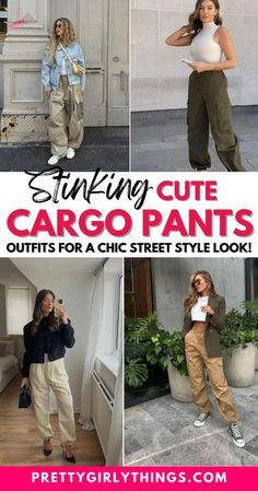 "14 Women's Cargo Pants with a Workwear Feel: Stylish and Functional" Casual Cargo Pants Outfit Women, Cargo Pants Outfit Street Style Women, Cute Cargo Pants Outfits, Cargo Pants Outfit Street Style, Cargo Pants Outfit Black, Cargo Pants Outfit Ideas, Cargo Outfits, Stylish Cargo Pants