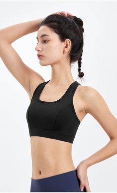 The Emes Shop sports bra is detailed with a round scoop neckline. thick bands. and elevated seaming. Features a triangular shaped mesh paneling in the back for both breathability and style. MATERIAL: 80% Nylon. 20% SpandexMEASUREMENTS: Small Bust: 24.8" in Length: 11.8"in Medium Bust: 26.4" in Length: 12.2"in Large Bust: 28" in Length: 12.6"in X-Large Bust: 28.3" in Length: 13"in Mesh Sports Bra With Built-in Padding For Workout, Mesh Sports Bra With Built-in Padding For Yoga, Sports Activewear With Built-in Padding And Wide Straps, Racerback Sports Bra With Built-in Padding For Light Exercise, Mesh Sports Bra With Built-in Padding For Gym, Stretch T-back Sports Bra With Built-in Padding, Nylon T-back Sports Bra For Yoga, Scoop Neck Sports Bra With Built-in Bra For Training, High Stretch Sports Bra With Built-in Padding For Training