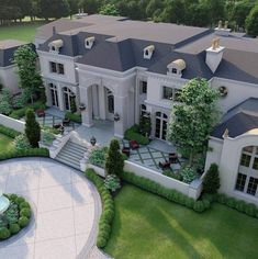 this is an artist's rendering of a mansion