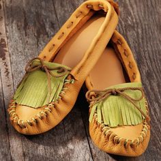 You may not want to wear your regular shoes again, once you slip into these soft, scout style mocs. Made from durable golden tan Deertan cowhide, these comfortable mocs will conform to the shape of your feet with wear. Kit includes pre-cut and pre-punched parts, pre-attached cushiony insoles, lace and step-by-step assembly instructions. Easy to make kit in sizes 4/5 to 12/13. In medium width sizes. Ladies order shoe size; men order one size larger. Kit Includes: Pre-Cut, Pre-Punched Leather No T Golden Tan, Shape Of You, Moccasins, Step By Step, Lace Up, Lace, Leather, How To Wear