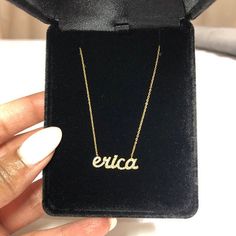 ★★★★★ "I LOVE it! 💖💖💖 No words or pictures can really capture this DAZZLING piece! You will not be disappointed. The level of customer service was A+ on assisting me with my custom diamond name necklace. I will definitely make another purchase in the future." ~Erica Diamond Name Necklace, Diamond Gift, Gold Diamond Jewelry, Jewelry For Men, Letter Necklace, Necklace Personalized, Rings Bracelets, Name Necklace, Quality Diamonds