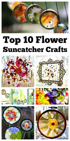 the top 10 flower sun catcher crafts