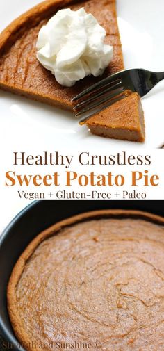 healthy crustless sweet potato pie recipe Healthy Sweet Potato Pie Recipe, Crustless Sweet Potato Pie, Healthy Sweet Potato Pie, Sweet Potato Dessert Recipes, Crustless Pie, Southern Sweet Potato Pie, Sweet Potato Dessert, Sweet Potato Pie Southern, Histamine Diet