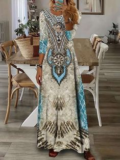 Boho Floral Maxi Dress, Dress Elegant Long, Long Dresses Elegant, Peacock Dress, Bohemian Style Clothing, A Line Maxi Dress, Beautiful Peacock, Arm Sleeves, Boho Skirts