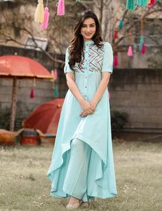 Estilo Real, Pakistani Dresses Casual, Long Dress Design