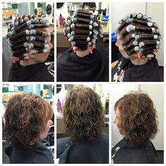 Blue Rod Perm, Soft Curl Perm, Perm Types, Medium Perm, Curl Perm, Perm Styles, Perming Hair, Permanent Curls, Perm Curls