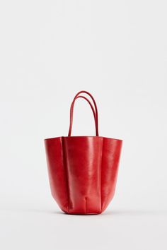 RED LEATHER MINI BUCKET BAG - Red | ZARA United States Beauty Party, Mini Bucket Bag, Mini Bucket Bags, Mini Bucket, Crochet Coat, Autumn Outfits, Leather Bucket Bag, Tshirt Skirt, Leather Bucket