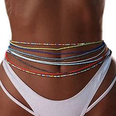 Body Chains, Waist Beads, Feel Beautiful, Summer Bikinis, Waist Chain, Kids Luggage, Outdoor Woman, Jewelry For Women, How To Feel Beautiful