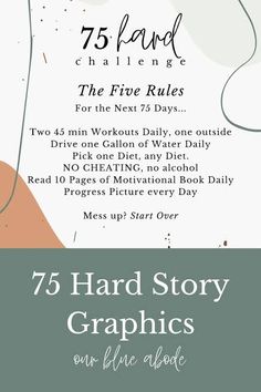 Hey guys I thought that I would share with you my journey to healthy living. 75 Day Hard Challenge, Andy Frisella, 45 Min Workout, Hard Challenge, Challenge Instagram, Daily Progress, Daily Checklist