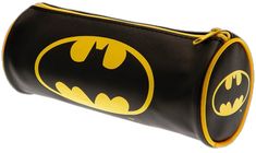 Batman Barrel Pencil Case - Excellent Pick Original Batman, Black Pencil Case, Batman Merchandise, Batman Logo, Stationery Storage, Pencil Cases, Black Pencil, Book Stationery, Pencil Case