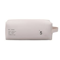 a roll of toilet paper with the number five printed on it's front side