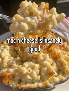 mac n cheese is insanely good