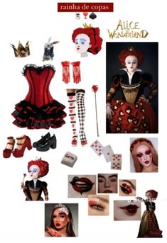 a collage of different costumes and accessories