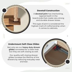 an info sheet describing different types of flooring and how to use it in the home