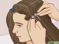 How to Glue Hair Extensions (with Pictures) - wikiHow Hair Glue, Weft Hair Extensions, Hair Weft