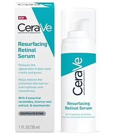 The new budget-friendly CeraVe retinol serum helps reduce post-acne marks and pores | Daily Mail Online Serious Skin Care, Acne Marks, Retinol Serum, Licorice Root Extract, Licorice Root, Healthy Beauty, Facial Serum, Reduce Wrinkles