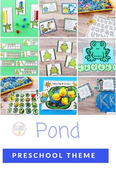 the pond preschool theme is featured in this article