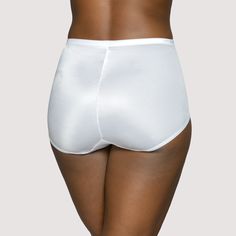 The Vanity Fair® Smoothing Comfort™ Lace Brief is designed with a soft, reinforced inner panel to provide extra tummy smoothing. The lace pattern on the front panel adds pretty detail. The unique seaming is engineered to provide a subtle rear lift. Full rear coverage ensures that the garment will stay in place and not ride up. Bra Measurements, Panty Style, Lace Fashion, Bras And Panties, Bra Styles, Lace Pattern, Vanity Fair, Fabric Care, Briefs