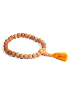 Wrist Malas Tibetan Sandalwood Wrist Mala Wrist Mala, Nepal, Tassel Necklace, Tassels, Beaded Bracelets, Beads, Gold