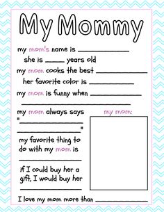 a mother's day poem with the words, moms name and her son