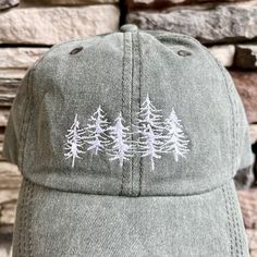 Casual Cotton Hat With Embroidered Patch, Casual Dad Hat With Embroidered Patch, Cotton Hats With Embroidered Patch For Outdoor, Casual Outdoor Trucker Hat With Embroidered Patch, Outdoor Cotton Hat With Embroidered Patch, Cotton 5-panel Dad Hat For Outdoor Activities, Green Cotton Outdoor Hat, Casual Dad Hat With Custom Embroidery, Casual Trucker Hat With Custom Embroidery