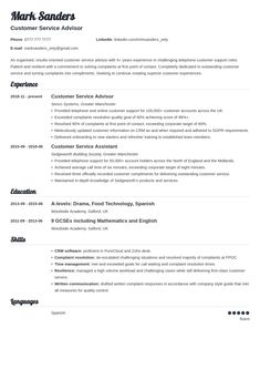 a professional resume with no work experience, it is easy to use for any job