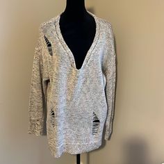 Tag On, Never Worn. Good For Spring Or Fall. Colorful Sweaters, Neck Sweater, Sweaters For Women, V Neck, Cream, Women Shopping, Color