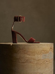 Ravello Velvet Sandal | Banana Republic Fall Wedding Shoes, Velvet Sandals, Velvet Heels, Leather Working, Wedding Shoes, Block Heels, Banana Republic, Ankle Strap, Cuff Bracelets