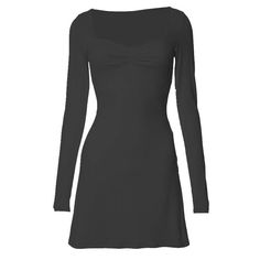 Please refer to our sizing chart for a guideline when choosing a size. 5 business days order processing time. 90% polyester 10% spandex. Black Long Sleeve Mini Dress, Bodysuits And Jeans, Long Halter Dress, Sheer Mesh Dress, Halter Swimwear, Long Crop Top, One Shoulder Tops, Pink Mini Dresses, Long Sleeve Mini