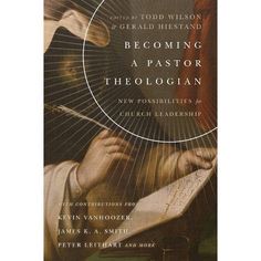 the book cover for becoming a pastor, featuring an image of a man holding a parasol