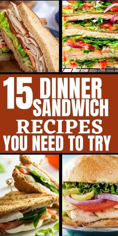 Looking to make dinner sandwich recipes? Don't worry you're in the right place. I like recipes and these are dinner sandwich recipes you'll like. If you'll like to make dinner sandwiches then this pin is for you so don't hesitate and check them out Dinner Sandwich Recipes, Hoagie Sandwiches, Dinner Sandwich, Summer Sandwiches, Simple Family Meals, Appetizer Sandwiches