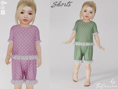 two pictures of the same child's clothing