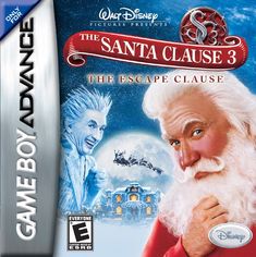 The Santa Clause 3: The Escape Clause - Game Boy Advance [Pre-Owned] Generic Front Cover Santa Claus Story, The Santa Clause, Video Game Names, Sleigh Rides, Hero Games, Disney Games, Nintendo Game