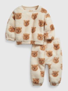 Bear Outfit, 11 Birthday, Baby Planning, Baby Closet, Bear Outfits, Boys Fleece, Bear Print, Baby Gap