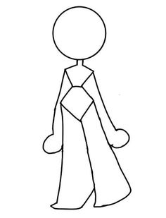 a drawing of a person wearing a cape