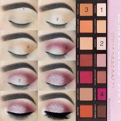 Easy Eyeshadow, Eyeshadow Designs, Makeup Lipgloss, Apply Eyeshadow, Korean Makeup Tutorials, Korean Eye Makeup