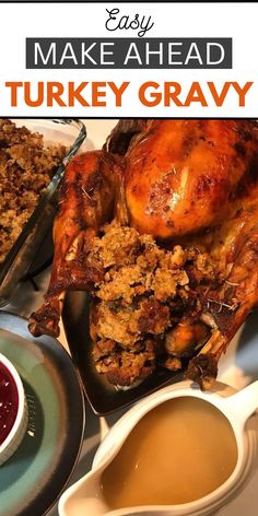 Easy Make Ahead Turkey Gravy Gravy Recipe From Drippings, Best Make Ahead Turkey Gravy, Make Ahead Turkey Gravy Using Turkey Wings, Make Ahead Turkey Gravy Recipe, Southern Living Make Ahead Turkey Gravy, Frying A Turkey, Gravy With Turkey Giblets