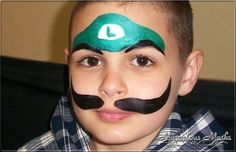 Mario Face, Face Paint Designs, Mime Face Paint, Festival Face Paint, Face Paints, Face Painting Easy