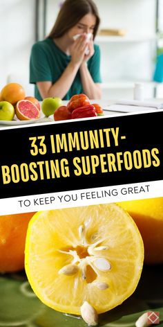 Boost your immunity with these 33 superfoods and keep yourself feeling great. From fruits to vegetables, these foods provide essential nutrients for your immune system. Save this pin for later and click to discover the best superfoods for immune support! Best Immunity Foods, Good Immune System, Foods To Boost Your Immune System, Drinks To Boost Immune System, Foods That Boost Immune System, Smoothie Immune Booster, Boosting Immune System, How To Build Your Immune System, How To Boost Immune System