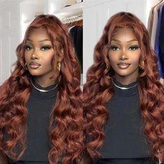 PRICES MAY VARY. 【Reddish Brown Body Wave Lace Front Human Hair Material】: Our Reddish Brown Body Wave Lace Front Wig Human Hair Product Uses 100% Real Human Hair, 180% Density Makes the Fullness Moderate, Very Soft, Silky Smooth, Little Shedding, No Tangles, Comfortable to The Skin, Natural, Glueless, Fashion. 【Reddish Brown Body Wave Human Hair Wig Quality】: Body Wave Lace Front Wig Human Hair Reddish Brown Color,Pre Plucked with Baby Hair, Makes the Hair More Natural, Physical High Temperatur Body Wave Frontal, Brown Lace Front, Body Wave Lace Front Wig, Wave Lace Front Wig, Lace Front Wigs Human Hair, Wig Human Hair, Wigs Human Hair, Remy Human Hair Extensions, Copper Red