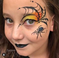 Vampire Face Paint, Spider Face Painting, Halloween Face Paint Designs, Easy Halloween Face Painting, Halloween Makeup For Kids, Adult Face Painting, Christmas Face Painting, Dreams Photo