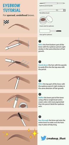 Eyebrow Tutorial Shaping, Eyebrow Routine, Bentuk Alis, Eyebrow Makeup Tutorial, Brow Tutorial, Beautiful Eyebrows, Eyebrow Makeup Tips, Makijaż Smokey Eye, Eyebrow Tutorial